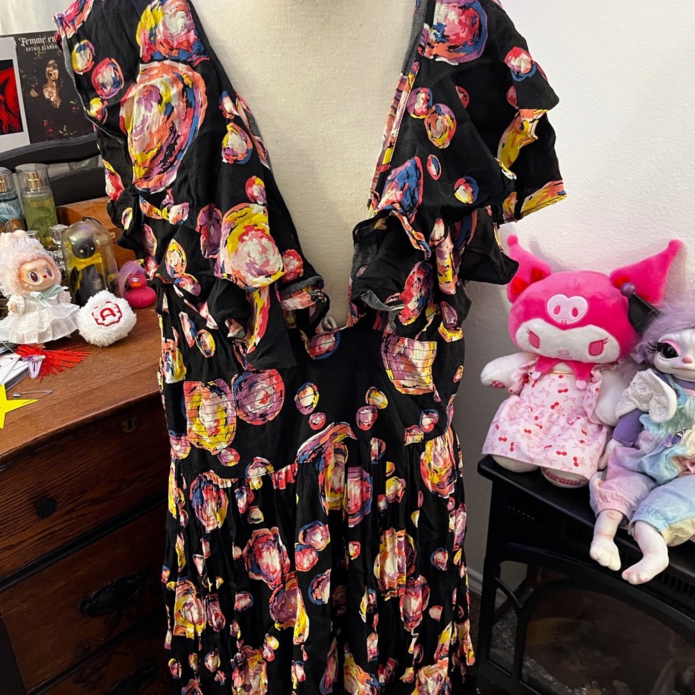 Trashy Diva Multicolor Bubble Print Dress